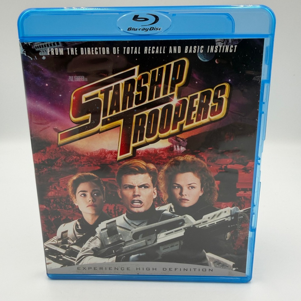 Starship Troopers Blu-ray Paul Verhoeven Sci-Fi Action Movie Casper Van Dien